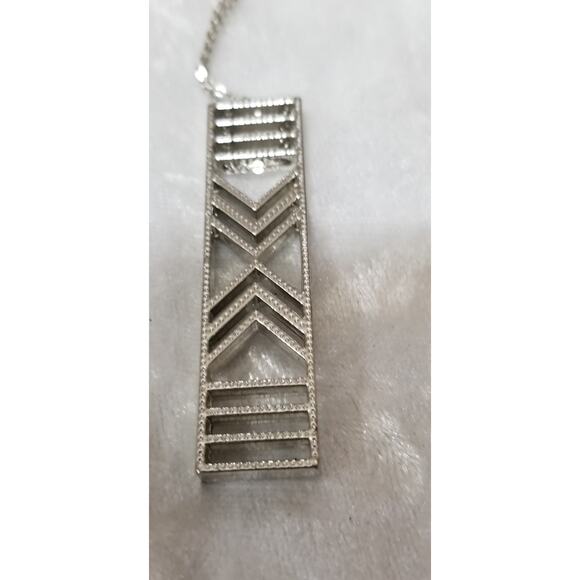 Express 35" necklace with 2 1/2" bar pendant 1.1589 - Picture 9 of 9